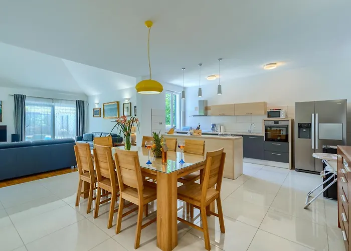 With Heated Pool, Tennis Court & Mini Golf Near Baska Voda Villa